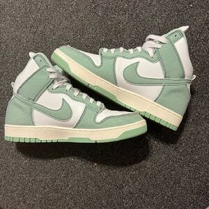 Nike Dunk High 1985 Enamel Green Denim